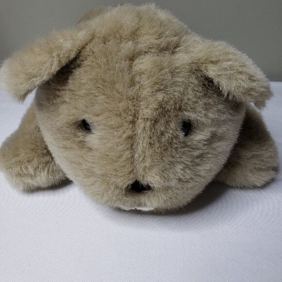 Adorable Vintage ABC Distributing Gray Plush Beaver Hand Puppet Stuffed Animal - Picture 2 of 8